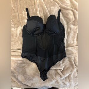 Black Bustier Bodysuit